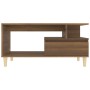 Mesa de centro madera contrachapada roble marrón 90x49x45 cm de vidaXL, Mesas de centro - Ref: Foro24-819619, Precio: 64,29 €...
