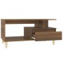 Mesa de centro madera contrachapada roble marrón 90x49x45 cm de vidaXL, Mesas de centro - Ref: Foro24-819619, Precio: 64,29 €...