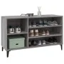 Schuhschrank aus grauem Sonoma-Sperrholz 102x36x60 cm. von vidaXL, Schuhregale und Schuhorganisatoren - Ref: Foro24-819754, P...