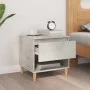Mesita de noche madera contrachapada gris hormigón 50x46x50 cm de vidaXL, Mesitas de noche - Ref: Foro24-819540, Precio: 36,5...