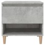 Concrete gray plywood bedside table 50x46x50 cm by vidaXL, Nightstands - Ref: Foro24-819540, Price: 43,52 €, Discount: %