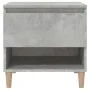 Mesita de noche madera contrachapada gris hormigón 50x46x50 cm de vidaXL, Mesitas de noche - Ref: Foro24-819540, Precio: 36,5...