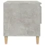 Mesita de noche madera contrachapada gris hormigón 50x46x50 cm de vidaXL, Mesitas de noche - Ref: Foro24-819540, Precio: 36,5...