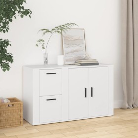 White plywood sideboard 100x33x59.5 cm by vidaXL, Sideboards - Ref: Foro24-820996, Price: 109,66 €, Discount: %