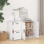 Weißes Sperrholz-Sideboard 100x33x59,5 cm von vidaXL, Sideboards - Ref: Foro24-820996, Preis: 109,66 €, Rabatt: %