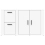 Weißes Sperrholz-Sideboard 100x33x59,5 cm von vidaXL, Sideboards - Ref: Foro24-820996, Preis: 109,66 €, Rabatt: %
