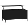 Mesa de centro madera contrachapada negro 90x44,5x45 cm de vidaXL, Mesas de centro - Ref: Foro24-819589, Precio: 69,45 €, Des...