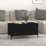 Couchtisch aus schwarzem Sperrholz, 90 x 44,5 x 45 cm von vidaXL, Couchtisch - Ref: Foro24-819589, Preis: 70,33 €, Rabatt: %