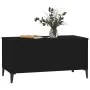 Mesa de centro madera contrachapada negro 90x44,5x45 cm de vidaXL, Mesas de centro - Ref: Foro24-819589, Precio: 69,45 €, Des...