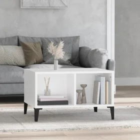 Couchtisch aus weißem Sperrholz, 60 x 50 x 36,5 cm von vidaXL, Couchtisch - Ref: Foro24-821036, Preis: 54,40 €, Rabatt: %