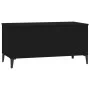Mesa de centro madera contrachapada negro 90x44,5x45 cm de vidaXL, Mesas de centro - Ref: Foro24-819589, Precio: 69,45 €, Des...