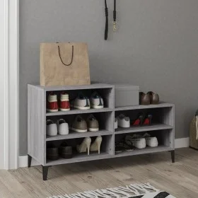 Sonoma grau Sperrholz Schuhschrank 102x36x60 cm von vidaXL, Schuhregale und Schuhorganisatoren - Ref: Foro24-819738, Preis: 6...