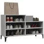 Sonoma grau Sperrholz Schuhschrank 102x36x60 cm von vidaXL, Schuhregale und Schuhorganisatoren - Ref: Foro24-819738, Preis: 6...