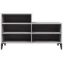 Mueble zapatero madera contrachapada gris Sonoma 102x36x60 cm de vidaXL, Zapateros y organizadores de calzado - Ref: Foro24-8...