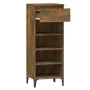 Smoked oak plywood shoe rack 40x36x105 cm by vidaXL, Shoe racks and shoe organizers - Ref: Foro24-819785, Price: 59,24 €, Dis...