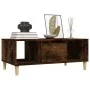 Mesa de centro madera contrachapada roble ahumado 90x50x36,5 cm de vidaXL, Mesas de centro - Ref: Foro24-821065, Precio: 47,9...
