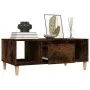 Mesa de centro madera contrachapada roble ahumado 90x50x36,5 cm de vidaXL, Mesas de centro - Ref: Foro24-821065, Precio: 47,9...