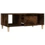 Mesa de centro madera contrachapada roble ahumado 90x50x36,5 cm de vidaXL, Mesas de centro - Ref: Foro24-821065, Precio: 47,9...