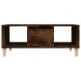 Couchtisch aus geräuchertem Eichensperrholz, 90 x 50 x 36,5 cm von vidaXL, Couchtisch - Ref: Foro24-821065, Preis: 48,46 €, R...