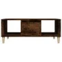 Mesa de centro madera contrachapada roble ahumado 90x50x36,5 cm de vidaXL, Mesas de centro - Ref: Foro24-821065, Precio: 47,9...