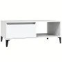Couchtisch aus weißem Sperrholz, 90 x 50 x 36,5 cm von vidaXL, Couchtisch - Ref: Foro24-821052, Preis: 49,51 €, Rabatt: %