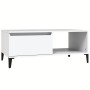Couchtisch aus weißem Sperrholz, 90 x 50 x 36,5 cm von vidaXL, Couchtisch - Ref: Foro24-821052, Preis: 49,94 €, Rabatt: %