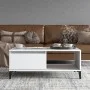 Couchtisch aus weißem Sperrholz, 90 x 50 x 36,5 cm von vidaXL, Couchtisch - Ref: Foro24-821052, Preis: 49,51 €, Rabatt: %
