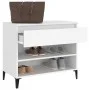 White plywood shoe cabinet 70x36x60 cm by vidaXL, Shoe racks and shoe organizers - Ref: Foro24-819764, Price: 60,10 €, Discou...