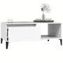 Couchtisch aus weißem Sperrholz, 90 x 50 x 36,5 cm von vidaXL, Couchtisch - Ref: Foro24-821052, Preis: 49,51 €, Rabatt: %