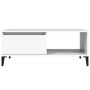 Couchtisch aus weißem Sperrholz, 90 x 50 x 36,5 cm von vidaXL, Couchtisch - Ref: Foro24-821052, Preis: 49,94 €, Rabatt: %