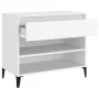 White plywood shoe cabinet 70x36x60 cm by vidaXL, Shoe racks and shoe organizers - Ref: Foro24-819764, Price: 60,10 €, Discou...