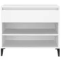 White plywood shoe cabinet 70x36x60 cm by vidaXL, Shoe racks and shoe organizers - Ref: Foro24-819764, Price: 60,10 €, Discou...