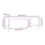 Couchtisch aus weißem Sperrholz, 90 x 50 x 36,5 cm von vidaXL, Couchtisch - Ref: Foro24-821052, Preis: 49,51 €, Rabatt: %