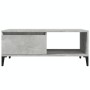 Couchtisch aus betongrauem Sperrholz, 90 x 50 x 36,5 cm von vidaXL, Couchtisch - Ref: Foro24-821056, Preis: 70,86 €, Rabatt: %