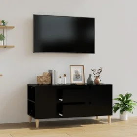 Schwarzer TV-Schrank aus Sperrholz, 102 x 44,5 x 50 cm von vidaXL, TV-Möbel - Ref: Foro24-819597, Preis: 73,41 €, Rabatt: %