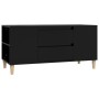 Schwarzer TV-Schrank aus Sperrholz, 102 x 44,5 x 50 cm von vidaXL, TV-Möbel - Ref: Foro24-819597, Preis: 74,16 €, Rabatt: %