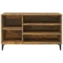 Mueble zapatero madera contrachapada roble ahumado 102x36x60 cm de vidaXL, Zapateros y organizadores de calzado - Ref: Foro24...