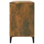 Mueble zapatero madera contrachapada roble ahumado 102x36x60 cm de vidaXL, Zapateros y organizadores de calzado - Ref: Foro24...