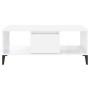 Couchtisch aus Sperrholz glänzend weiß 90x50x36,5 cm von vidaXL, Couchtisch - Ref: Foro24-821070, Preis: 49,21 €, Rabatt: %