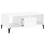 Couchtisch aus Sperrholz glänzend weiß 90x50x36,5 cm von vidaXL, Couchtisch - Ref: Foro24-821070, Preis: 49,21 €, Rabatt: %