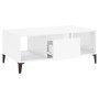 Couchtisch aus Sperrholz glänzend weiß 90x50x36,5 cm von vidaXL, Couchtisch - Ref: Foro24-821070, Preis: 49,21 €, Rabatt: %