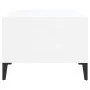 Couchtisch aus Sperrholz glänzend weiß 90x50x36,5 cm von vidaXL, Couchtisch - Ref: Foro24-821070, Preis: 49,21 €, Rabatt: %