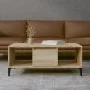 Mesa de centro madera contrachapada roble Sonoma 90x50x36,5 cm de vidaXL, Mesas de centro - Ref: Foro24-821071, Precio: 72,91...