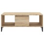 Sonoma oak plywood coffee table 90x50x36.5 cm by vidaXL, Coffee table - Ref: Foro24-821071, Price: 73,83 €, Discount: %