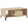 Sonoma oak plywood coffee table 90x50x36.5 cm by vidaXL, Coffee table - Ref: Foro24-821071, Price: 73,83 €, Discount: %