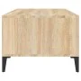 Mesa de centro madera contrachapada roble Sonoma 90x50x36,5 cm de vidaXL, Mesas de centro - Ref: Foro24-821071, Precio: 72,91...