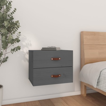 Grauer Wand-Nachttisch 50x36x40 cm von vidaXL, Schließfächer und Lagerschränke - Ref: Foro24-820980, Preis: 47,84 €, Rabatt: %