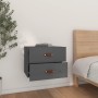 Grauer Wand-Nachttisch 50x36x40 cm von vidaXL, Schließfächer und Lagerschränke - Ref: Foro24-820980, Preis: 47,84 €, Rabatt: %