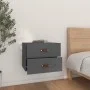 Gray wall bedside table 50x36x40 cm by vidaXL, Lockers and storage cabinets - Ref: Foro24-820980, Price: 47,84 €, Discount: %