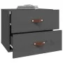 Gray wall bedside table 50x36x40 cm by vidaXL, Lockers and storage cabinets - Ref: Foro24-820980, Price: 47,84 €, Discount: %